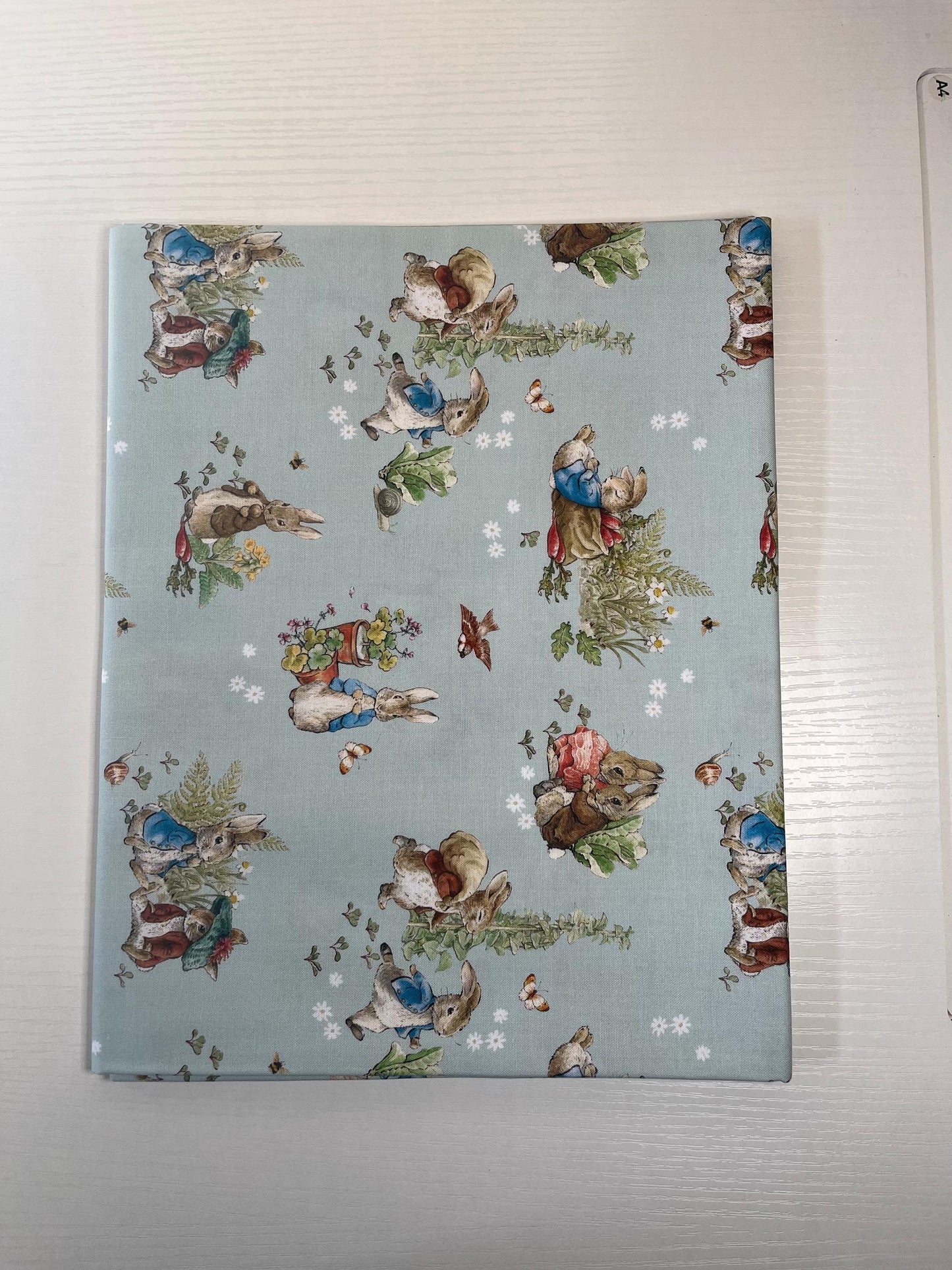 Peter Rabbit Fabric Bundle in Blue  Beatrix Potter Riley Blake Designs, 1 Yard