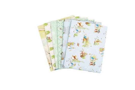 Peter Rabbit Fabric Bundle in Blue  Beatrix Potter Riley Blake Designs, 1 Yard