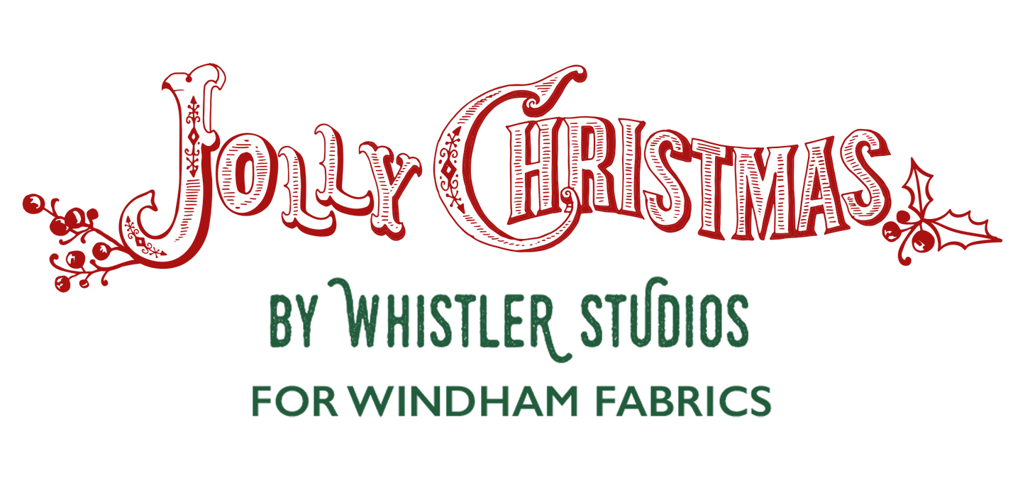 Jolly Christmas Fat Quarter Bundle - 12 Classic Holiday Fabrics